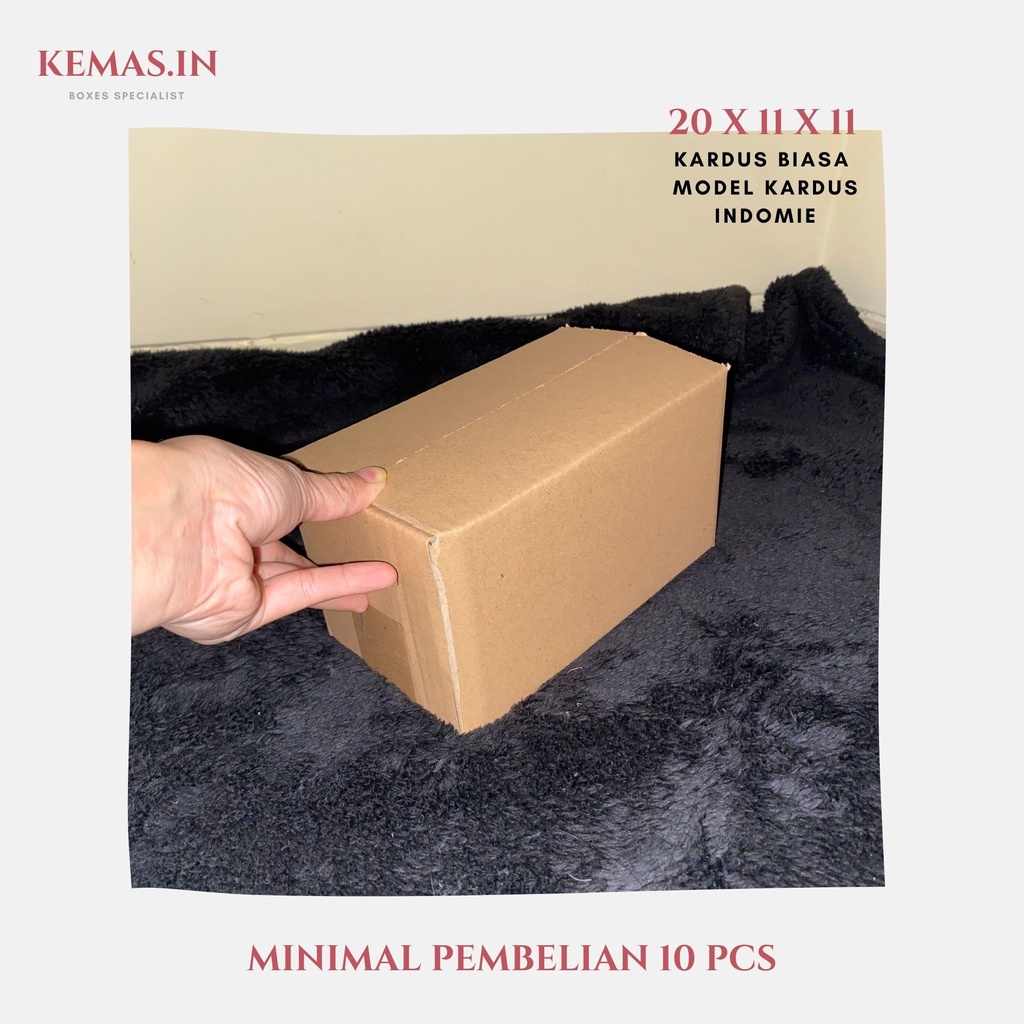 Kardus Packing 20x11x11 - Kemasan Karton Box Dus Packaging Polos Murah Baru