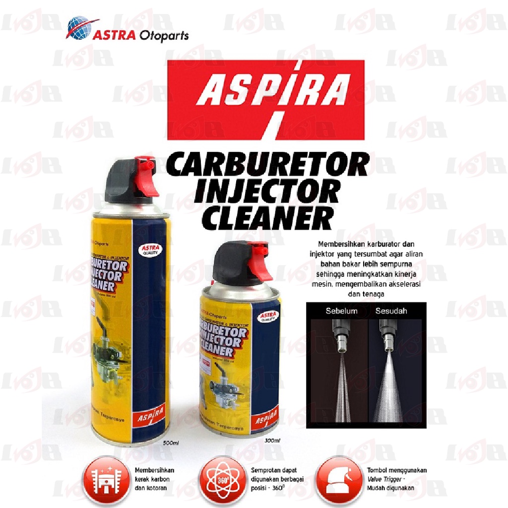 Aspira Karburator &amp; Injector Cleaner Pembersih Carbu Motor Matic Bebek Sport Universal
