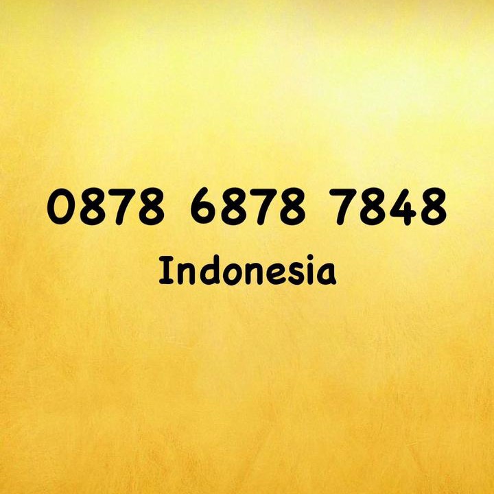 Nomor Cantik XL Bebas Seri 48 - 78 - 68 - 848 - 878 - 0878 6878 7848