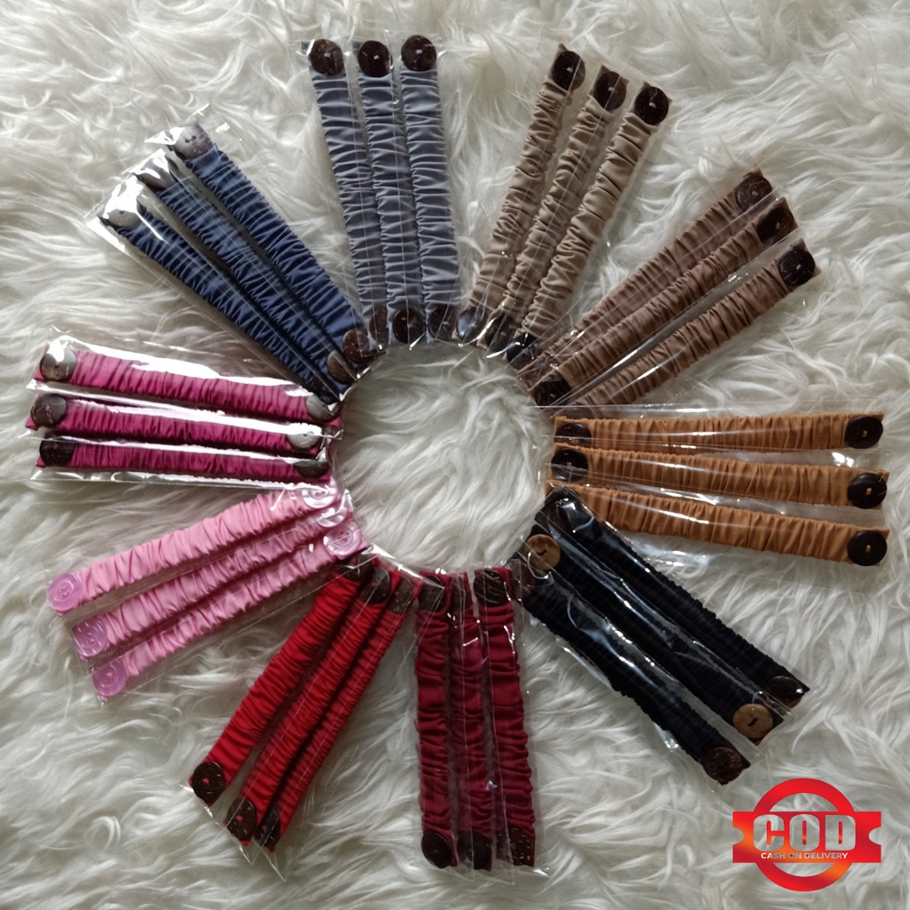 Konektor Masker Wanita Dewasa / Tali Penyambung Masker Hijab Polos