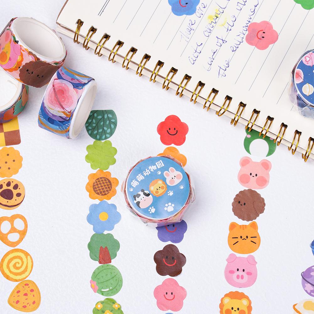 Top Washi Tape Tearable DIY Kawaii Stiker Scrapbooking Dekoratif