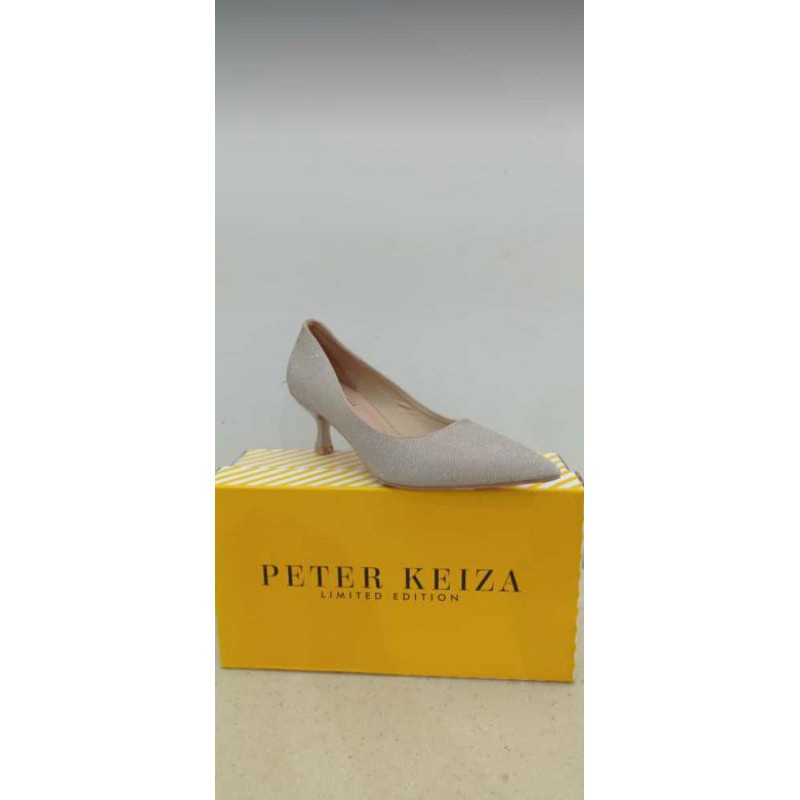 Sepatu Pesta Silver Peter Keiza Shoes Original