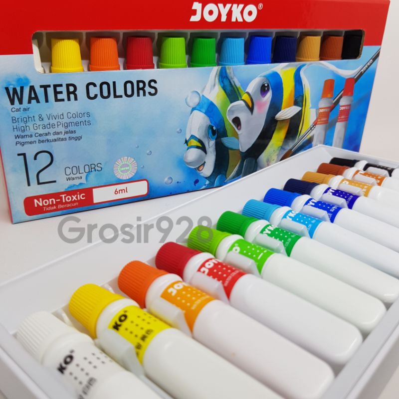 

HJK Water Colors / Cat Air Joyko 12 warna