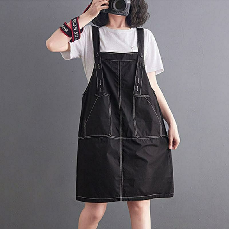 Overall raindeer dress FX //Overall wanita