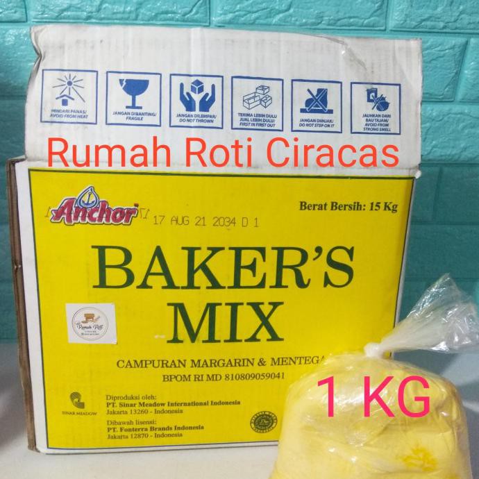 

BAKERS MIX 1KG ANCHOR REPACK BAKERSMIX 1 KG BUTTER BAKER MIX BLEND