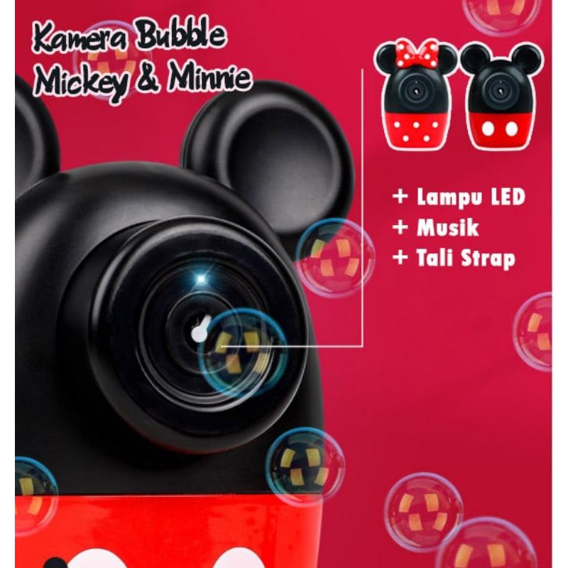 bubble gun camera mickey minnie