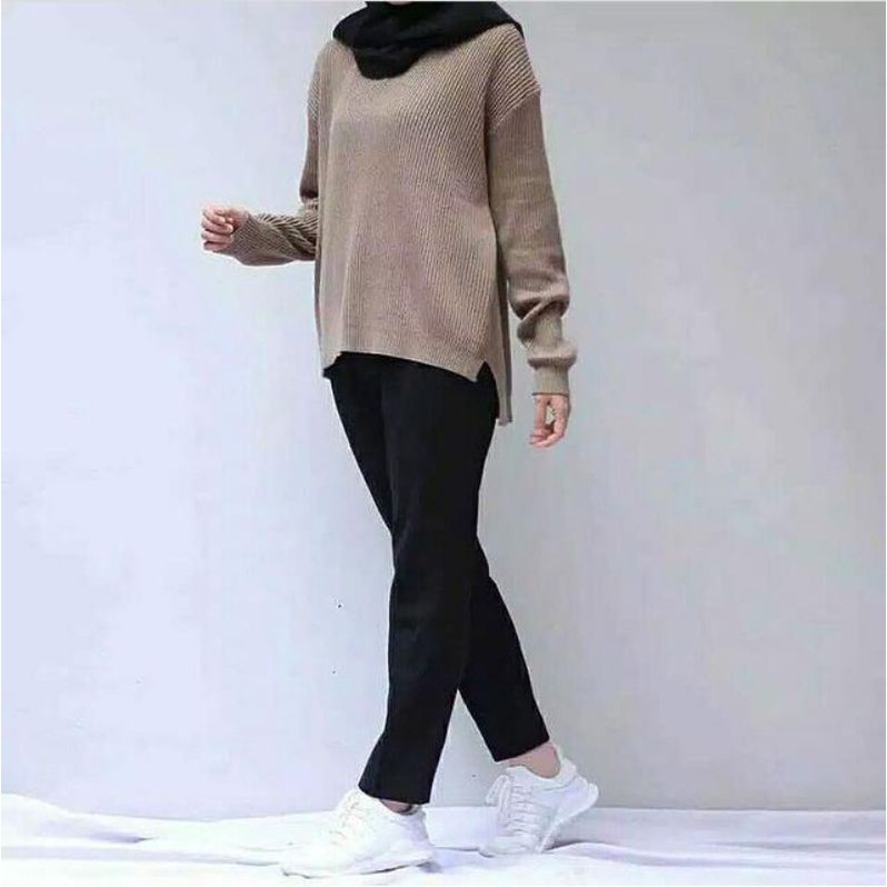 VN Knit / Baju Rajut Wanita Batwing / Sweater Rajut Wanita