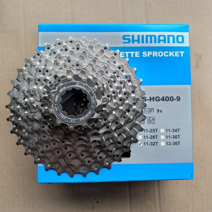 Sprocket/Freewheel Shimano 9 Speed 9Speed Alivio Hg400 11-32T Cassette