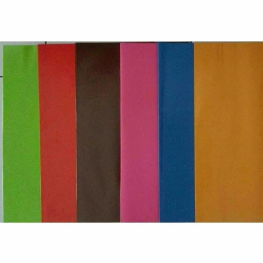 

[10 Lembar] Kertas Sukung Warna Polos / Kertas Kado Polos