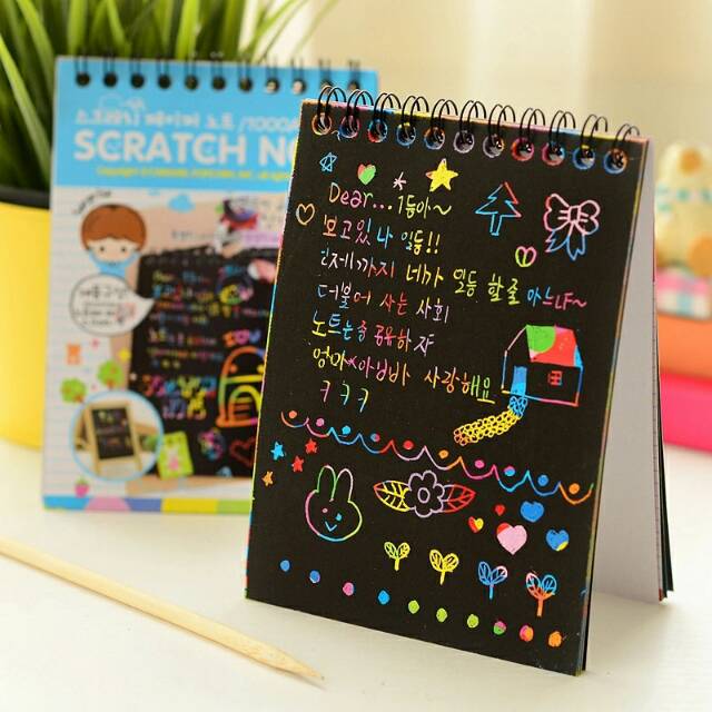 Magic Scratch Art Note Book