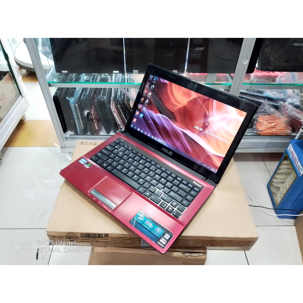 LAPTOP SECOND ASUS CORE i3 HDD 500GB VGA NVIDIA 2 GB GENERASI BARU WINDOWS10 SIAP PAKAI