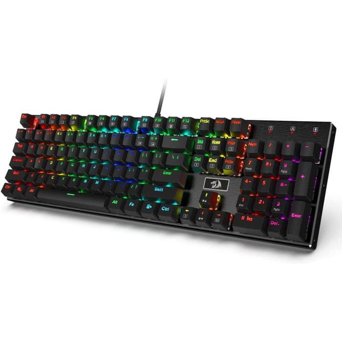 Keyboard Gaming Mechanical Redragon RGB Macro Devarajas K556RGB