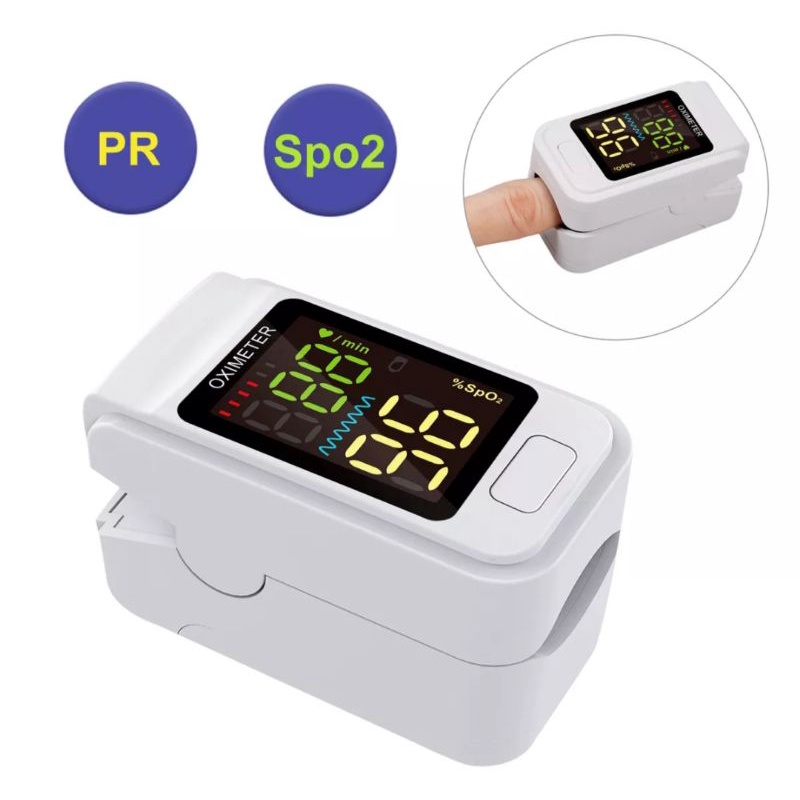 Fingertip Pulse Oximeter Oximetry Sp02  Oxymeter Saturation Monitor