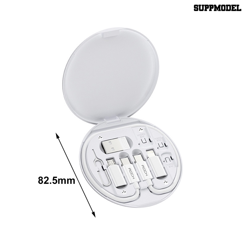 Sdl Kotak Penyimpanan Kabel Data / Handphone / Gadget Digital Mini Portable Multifungsi Dengan Pin Eject Untuk Travel