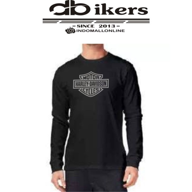 kaos Harley davidson lengan panjang