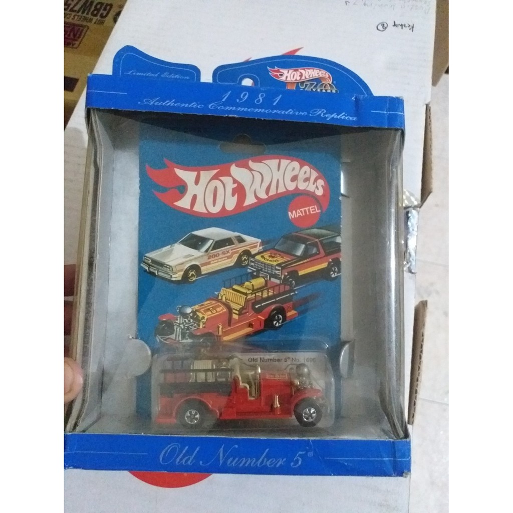 HOT WHEELS 1981 OLD NUMBER 5 MERAH RARE