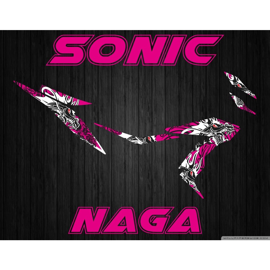 Stiker motor sonic naga