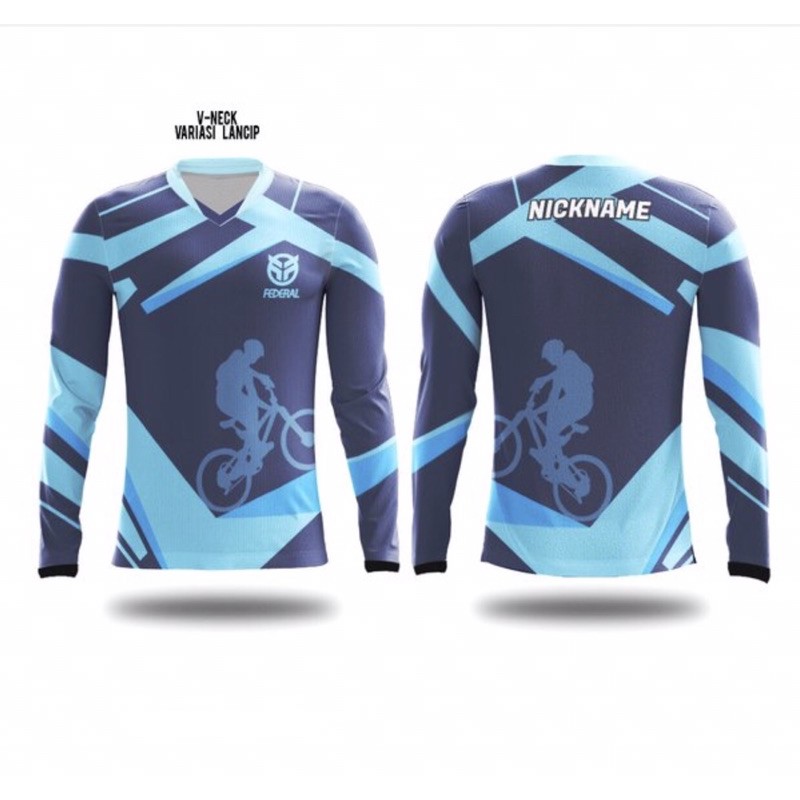 Jersey Sepeda Custom | Baju Sepeda | Kaos Sepeda | Seragam Sepeda | FEDERAL BIKE