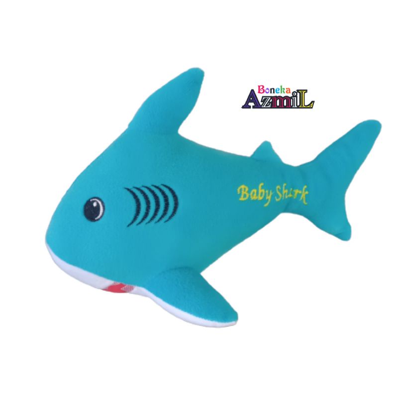 Boneka ikan hiu baby shark ukuran 35cm