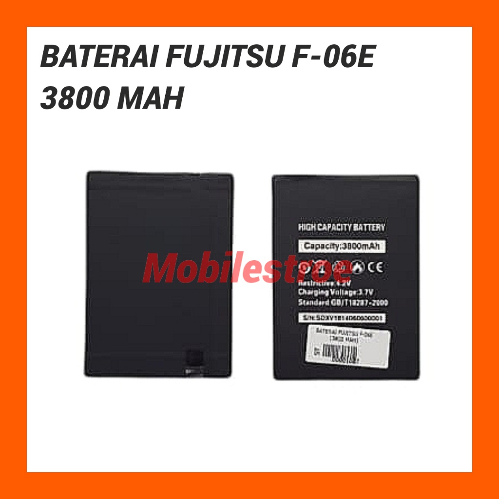 BATERAI FUJITSU F - 06E 3800 MAH