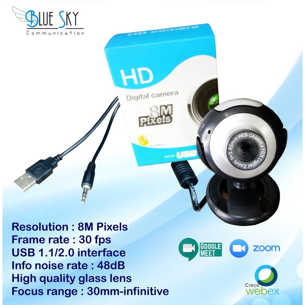 WEBCAM DIGITAL CAMERA 8M PIXEL