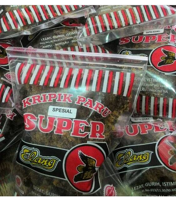 keripik paru cap elang 250gr