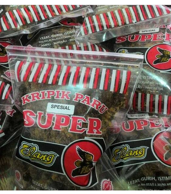 keripik paru cap elang 250gr