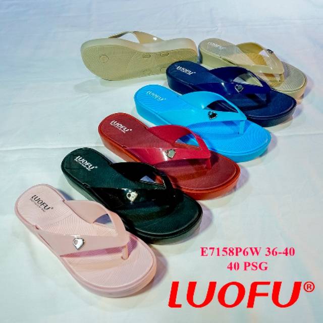 Sandal luofu cewek E 7158 p6w