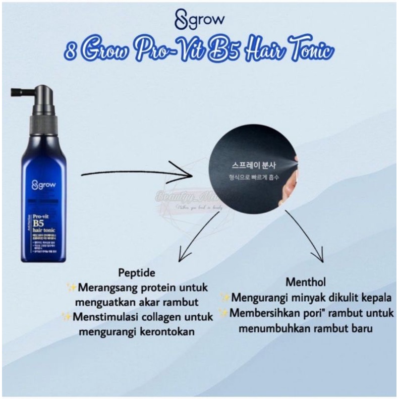 [BARU] 8 Grow Pro-Vit B5 Hair Tonic (kadaluarsa 2024)