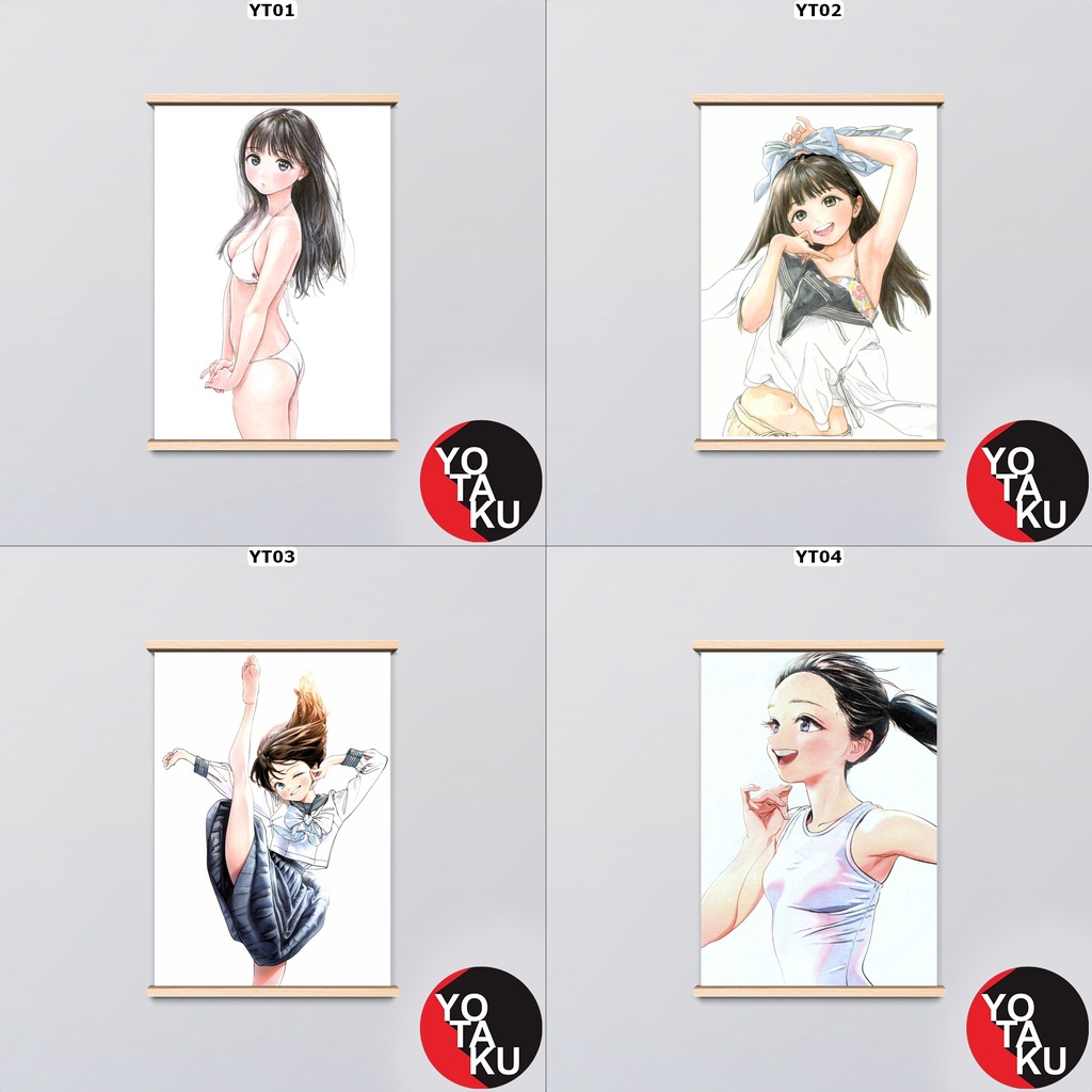 Poster Dinding Anime Akebi-chan no Sailor-fuku A3,A2,A1 Jumbo AN315 Seri 2 YOTAKUSHOP