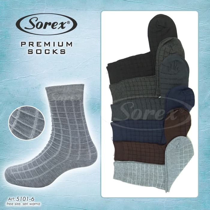 RC KAOS KAKI SOREX PRIA/COWOK/MAN SOCKS TIPE M5102-1/M5101-6/M5715