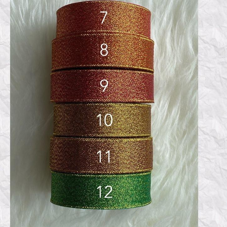 

AGM Pita Glitter Warna 1 INCH / 2,5 CM (BRAND SAKURA) ET Laris｀