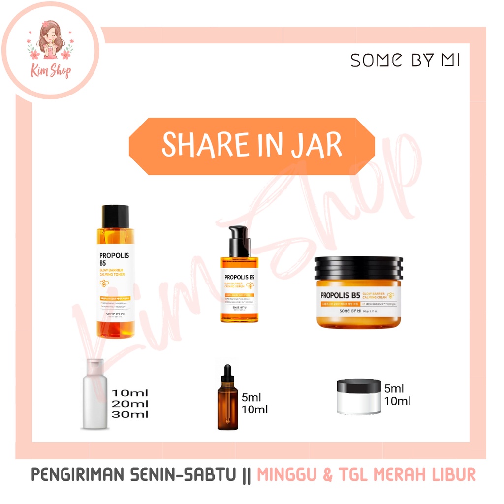 ELEFANT SHARE SOME BY MI Propolis B5 Glow Barrier Calming Toner Serum Cream