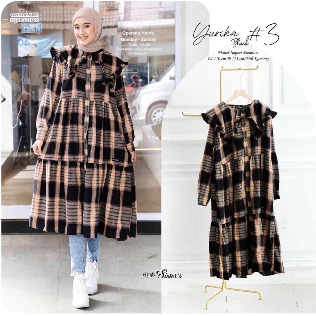 YURIKA #3 MIDI DRESS MUSLIM ORI BY HIJAB SISTERS