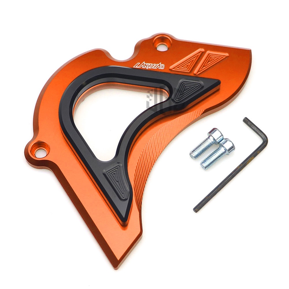 For Yamaha R15 2015 2016 2017 Motorcycle CNC Aluminum Front Sprocket Chain Cover Engine Pelindung Guard Modified Accessory-Orange