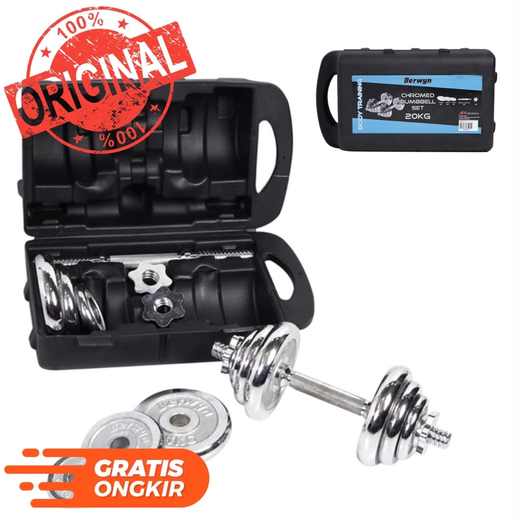 Dumbbell Chrome 20 Kg