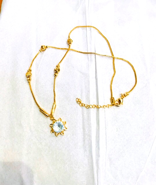 [tiara ] kalung wanita / kalung permata / kalung replia berlian / kalung lapis emas asli