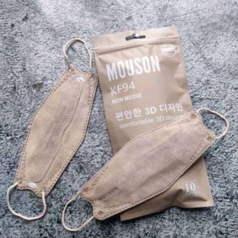 Masker Kf94 Mouson Coffee Isi 50 Pcs