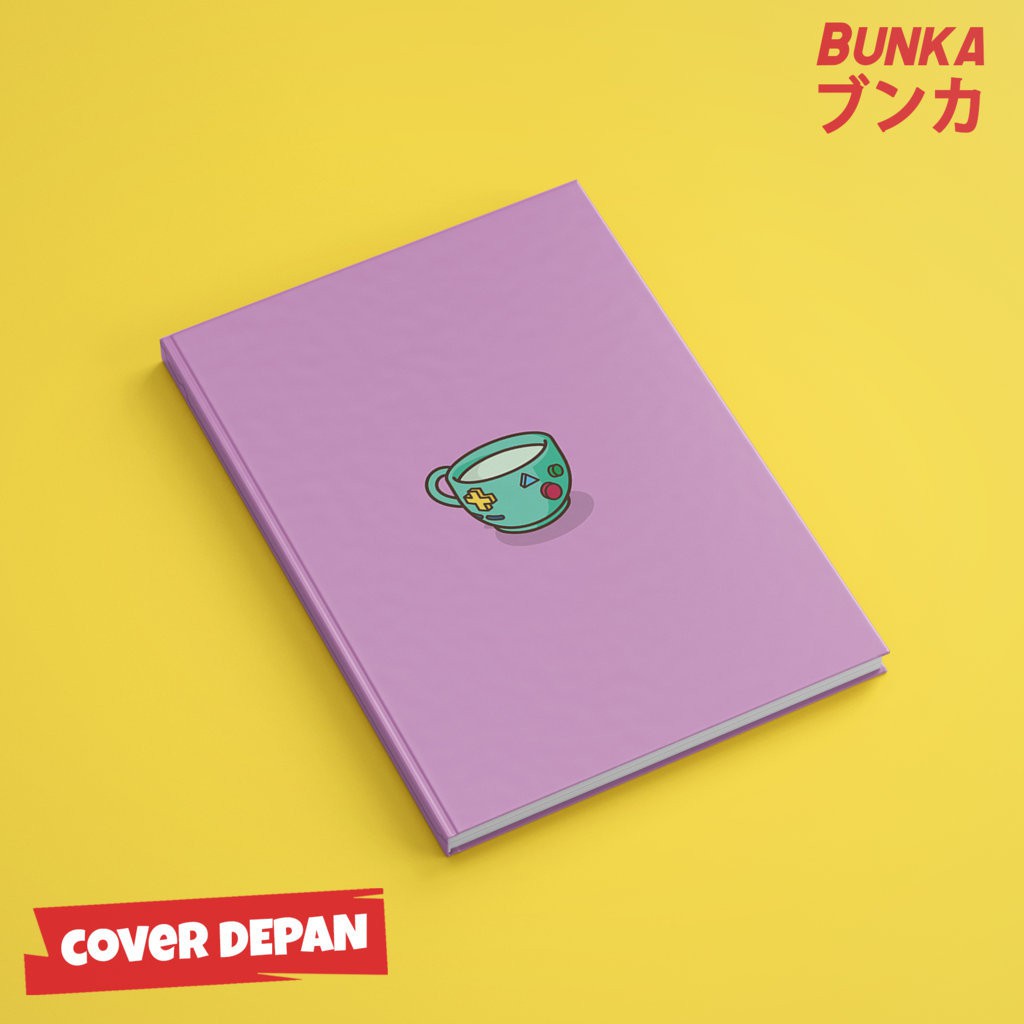 

Notebook Adventure Time BMO Cup Hardcover A5 Buku Tulis Catatan Note Agenda Planner