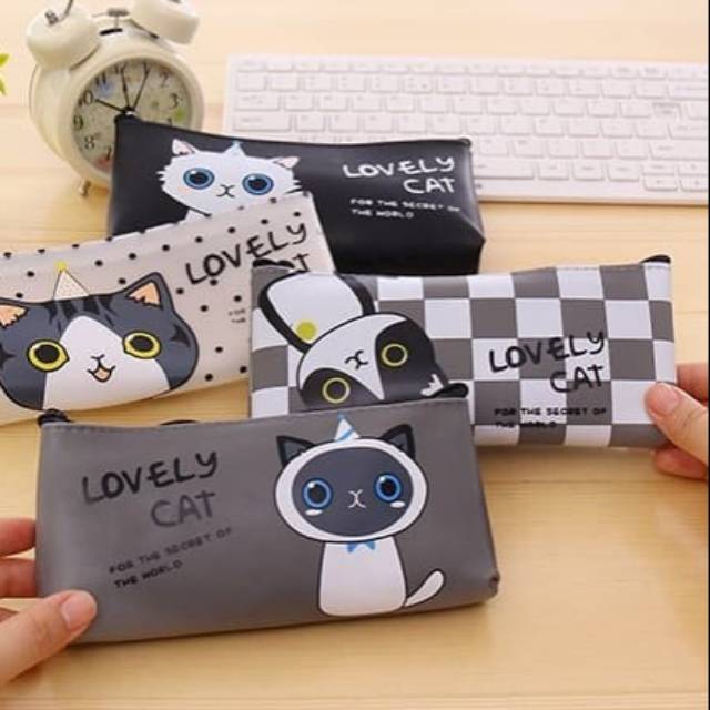 

TEMPAT PENSIL LUCU MOTIF KUCING