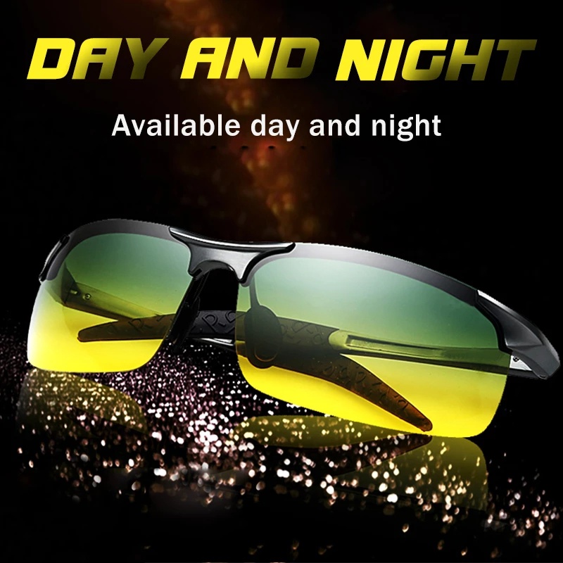 New Intelligent Polarized Driving Anti-blue Sunglasses For Day and Night