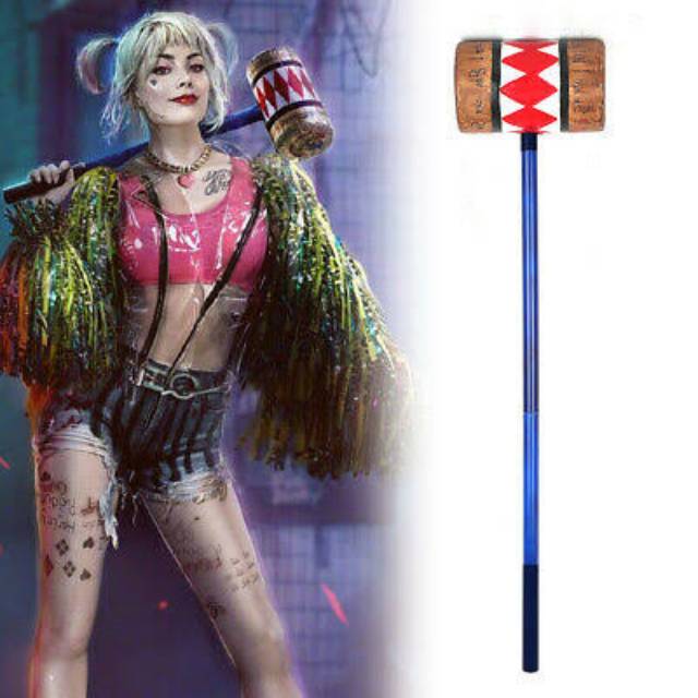 Jual Replica Cosplay Suicide Squad Palu Harley Quinn Hammer Real Size Bird  Of Prey Indonesia|Shopee Indonesia