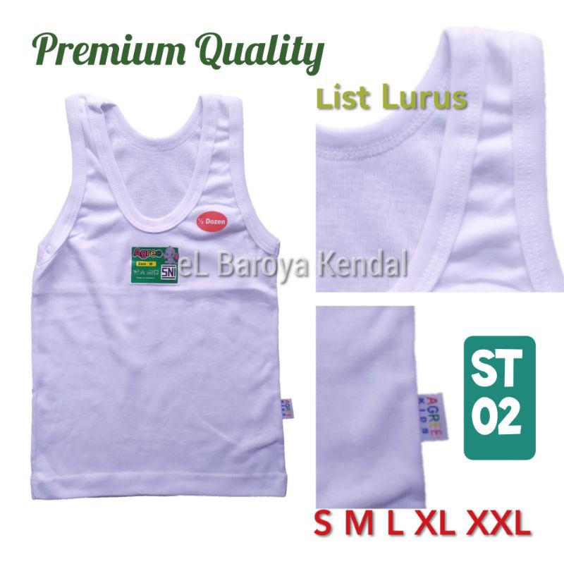 Singlet Agree Kaos Dalam Bayi Anak ST02