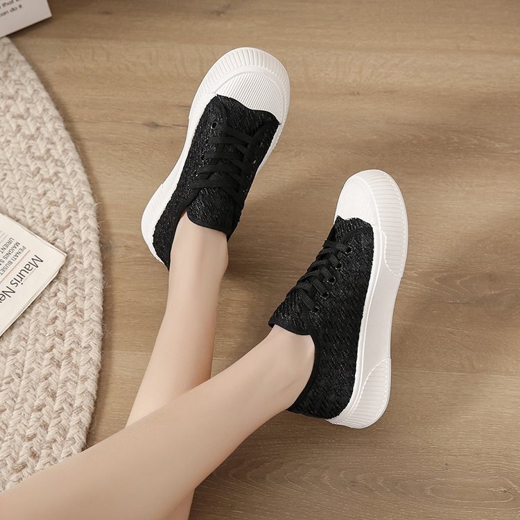 Sepatu Sneaker Tali Wanita Sepatu Cewek Import Korea Spatu Sneakers Perempuan Trendy SP-191