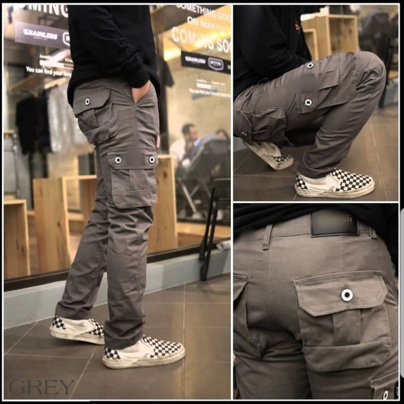 YANG LAGI HITS Celana cargo panjang pria premium distro Quality 100% size 27-38