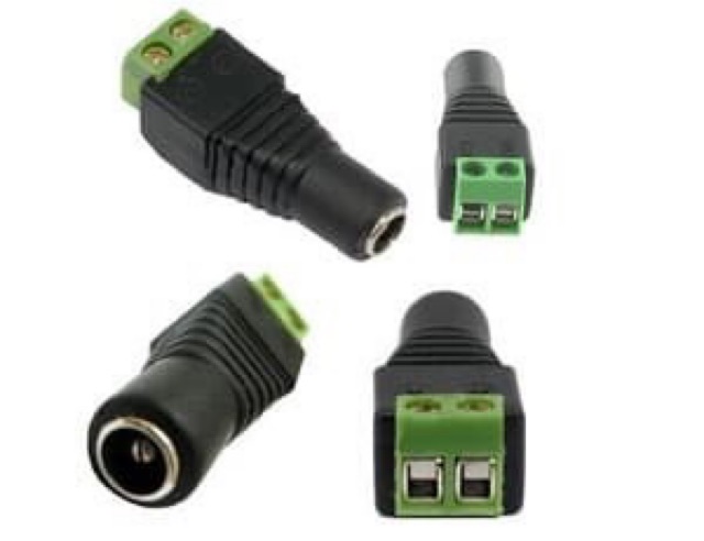 DC konektor JACK FEMALE 2.1 x 5.5 mm CCTV MODULAR
