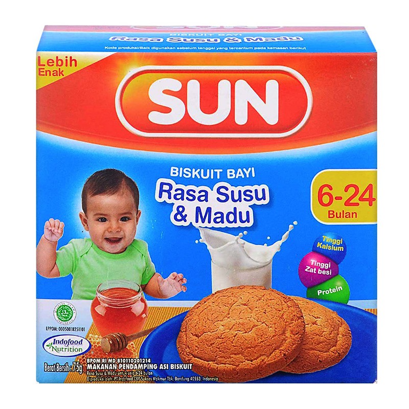 SUN Biskuit Bayi 6-24Bulan 75gr