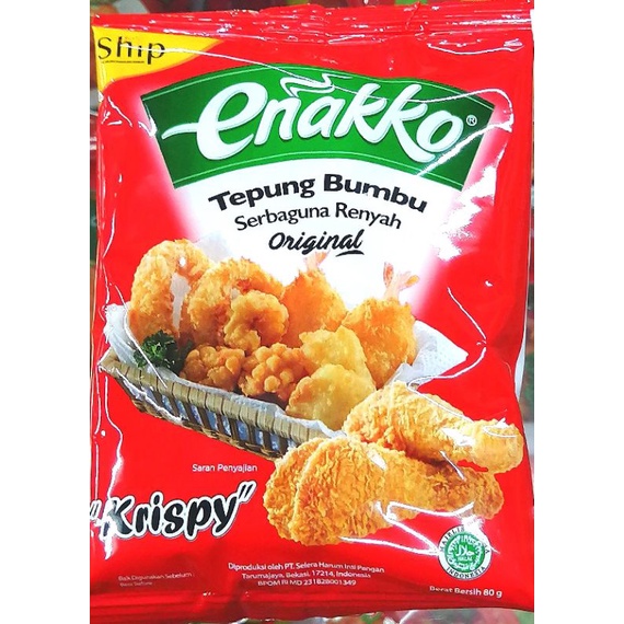 

Enakko Tepung Bumbu Serbaguna 80gr