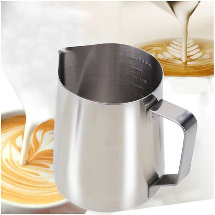 IKILOSHOP Latte art 600 ml milk jug Scale Latte stainless steel cangkir susu