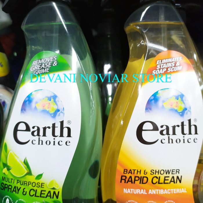 

EARTH CHOICE Natural AntiBacterial Spray&Clean Bathroom 600ml
